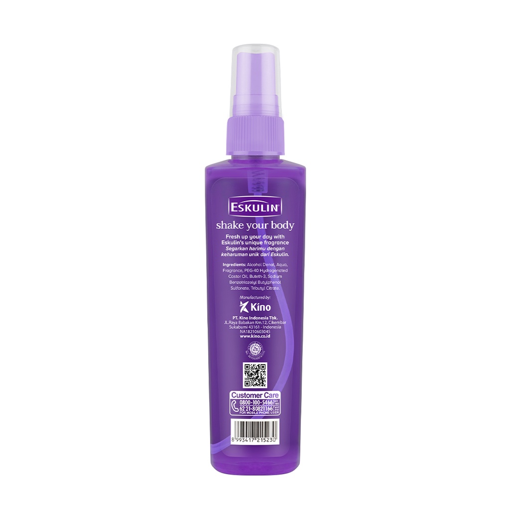 <b style="color:red;">Kino</b><br>Eskulin Spray Cologne Shake Your Body - Image 2